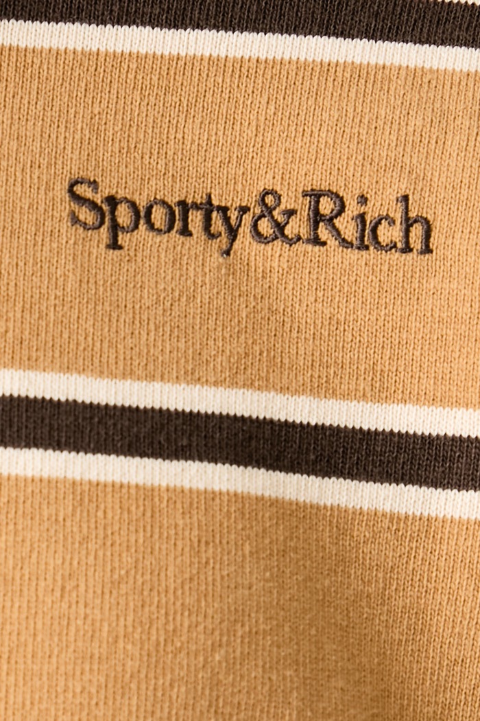 Sporty & Rich Serif Logo bluza bawełniana damska TO00883326BE37