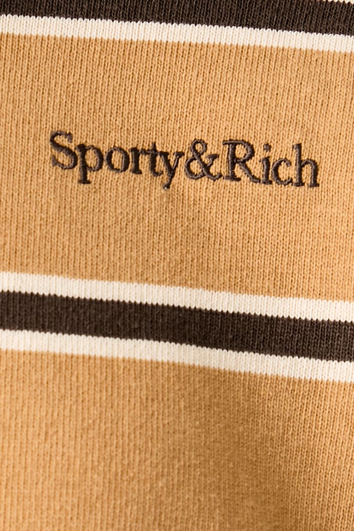 Sporty & Rich Serif Logo bluza bawełniana damska TO00883326BE37