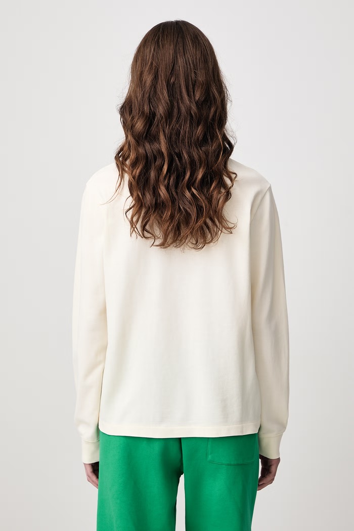 Odzież Sporty & Rich Longsleeve damski bawełniany Riding Club TO08685244WH06 beżowy