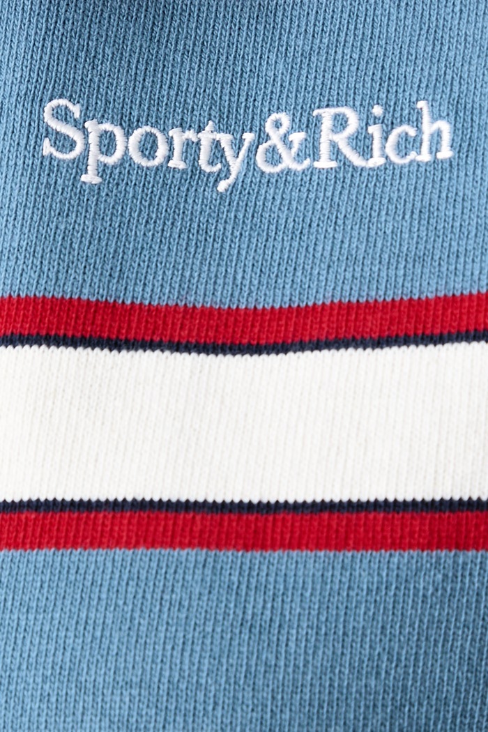Sporty & Rich Serif Logo bluza bawełniana damska TO00885300BL172
