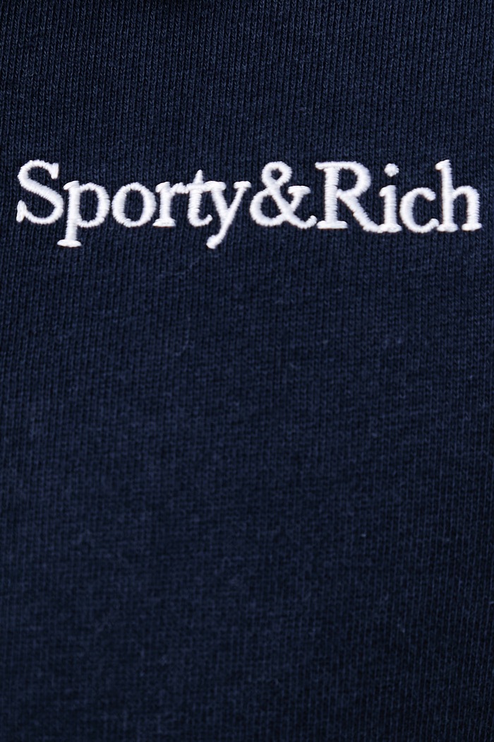 Sporty & Rich Serif Logo кофта бавовняна жіноча ST10885300BL107