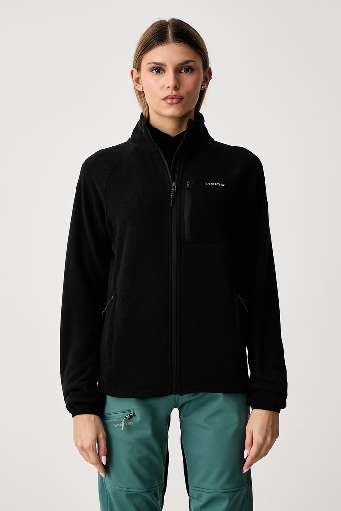 Viking Bluza sportowa damska polarowa Billar czarny 740.28.9356