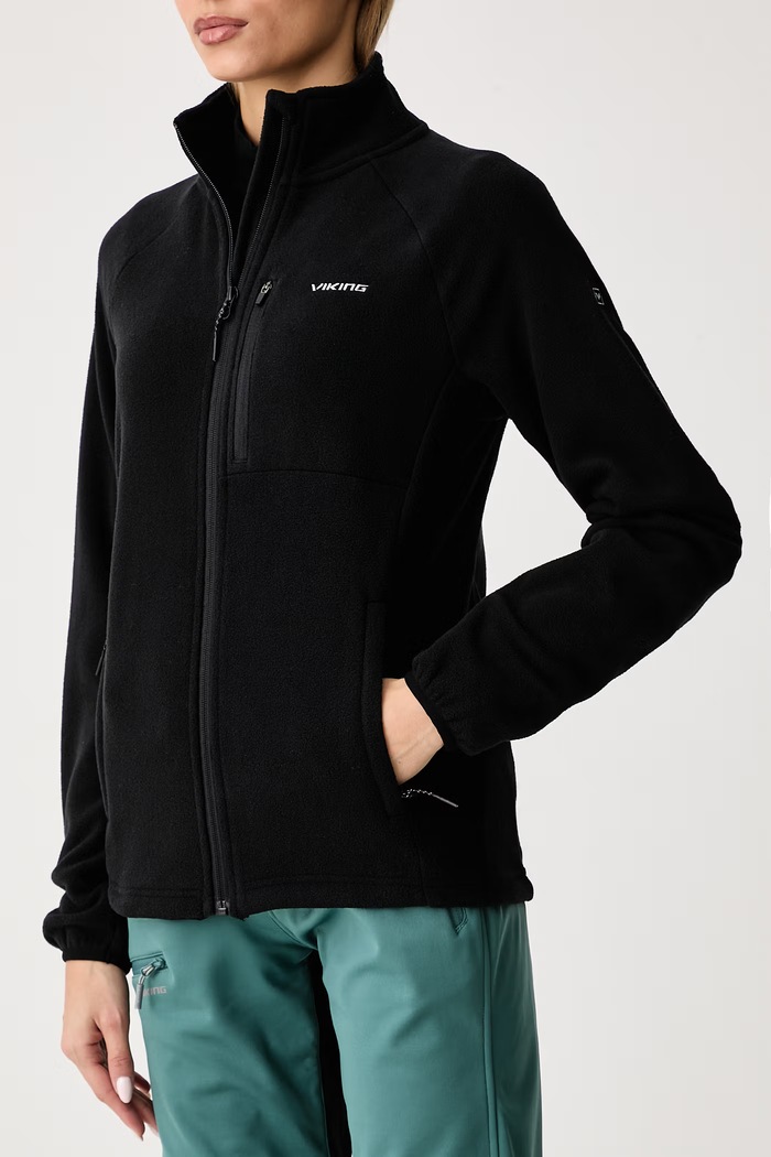 Bluza sportowa damska polarowa Billar Viking 740.28.9356 czarny