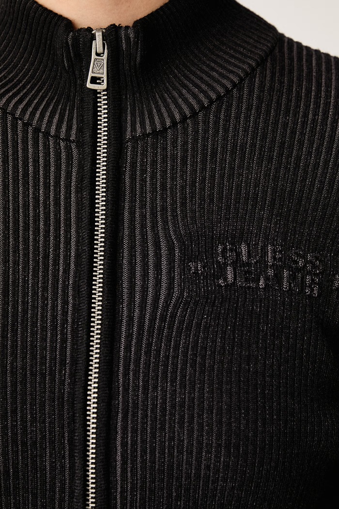 Kardigan dámský s viskózou Guess Jeans černá W6BR05.Z1248