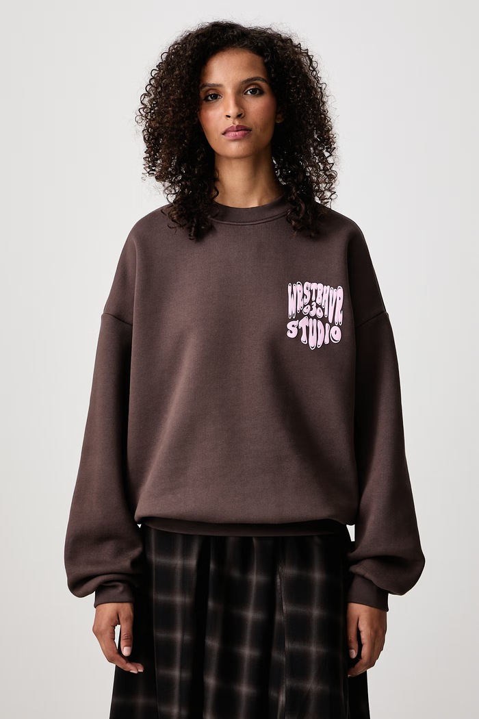 Odzież WRSTBHVR FLYNN V2 bluza z bawełną damska U2126TT brązowy