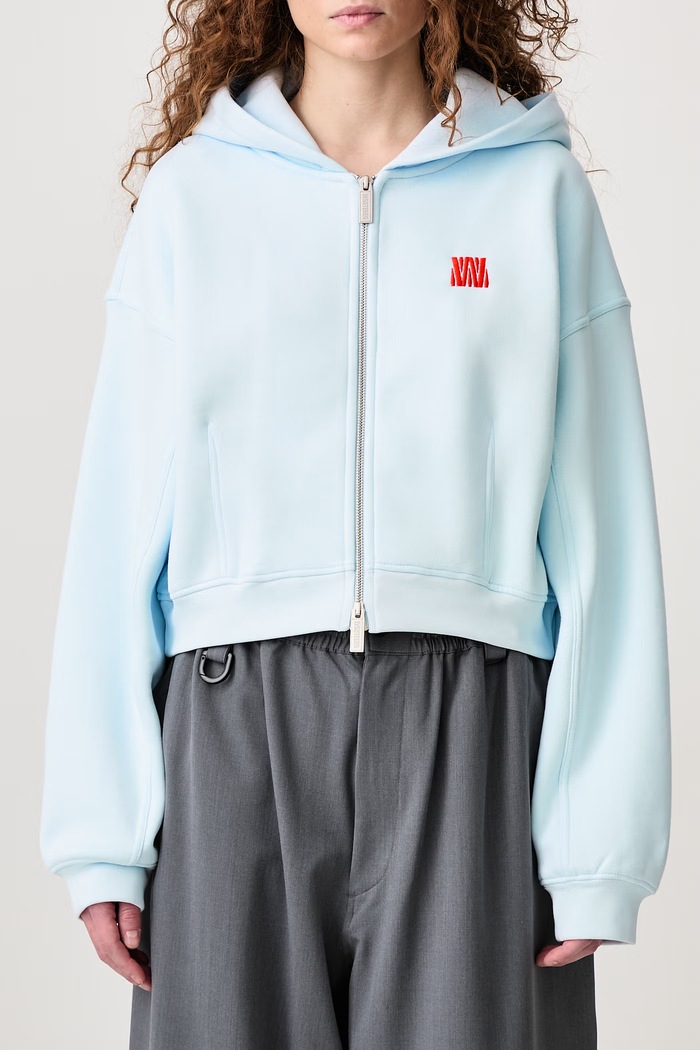 ERIA V3 bluza rozpinana z kapturem z bawełną damska WRSTBHVR niebieski W2226TT