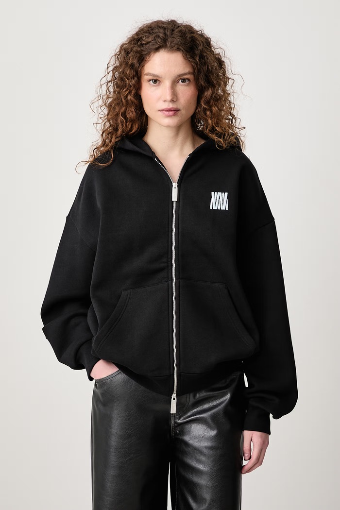 WRSTBHVR DIAGO V3 zip-up hoodie with cotton Women's black U2226TT