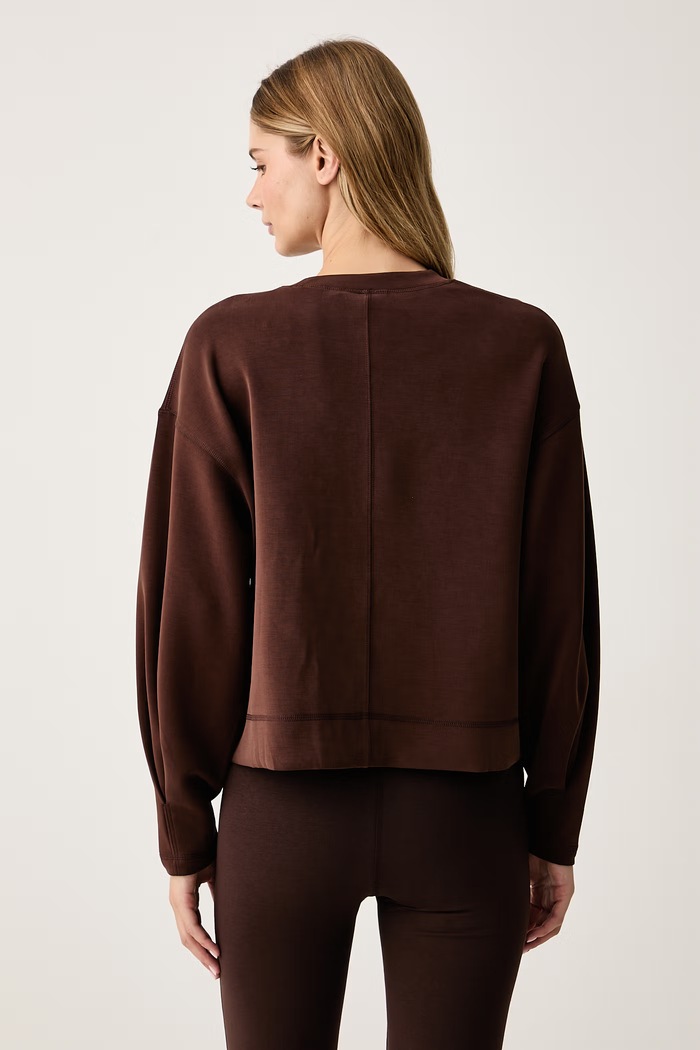 Odzież Casall Bluza sportowa damska z modalem 25210 brązowy