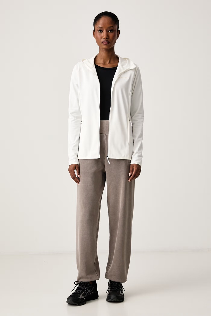 Peak Performance Bluza rozpinana z kapturem damska G802870 biały AW26
