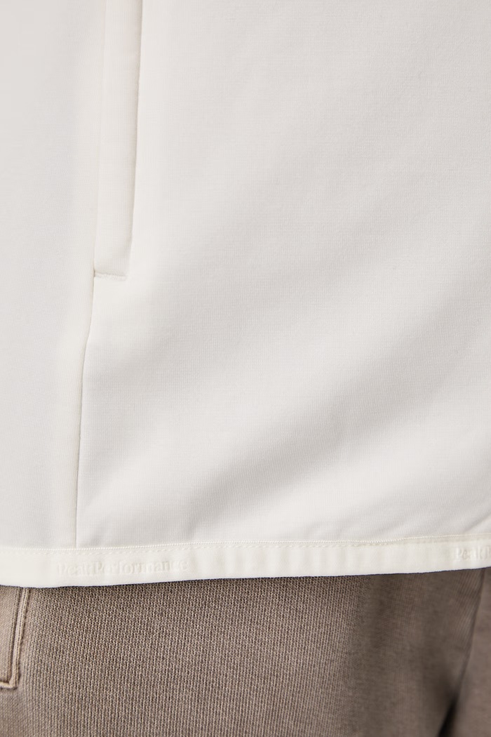 Bluza rozpinana z kapturem damska Peak Performance biały G802870