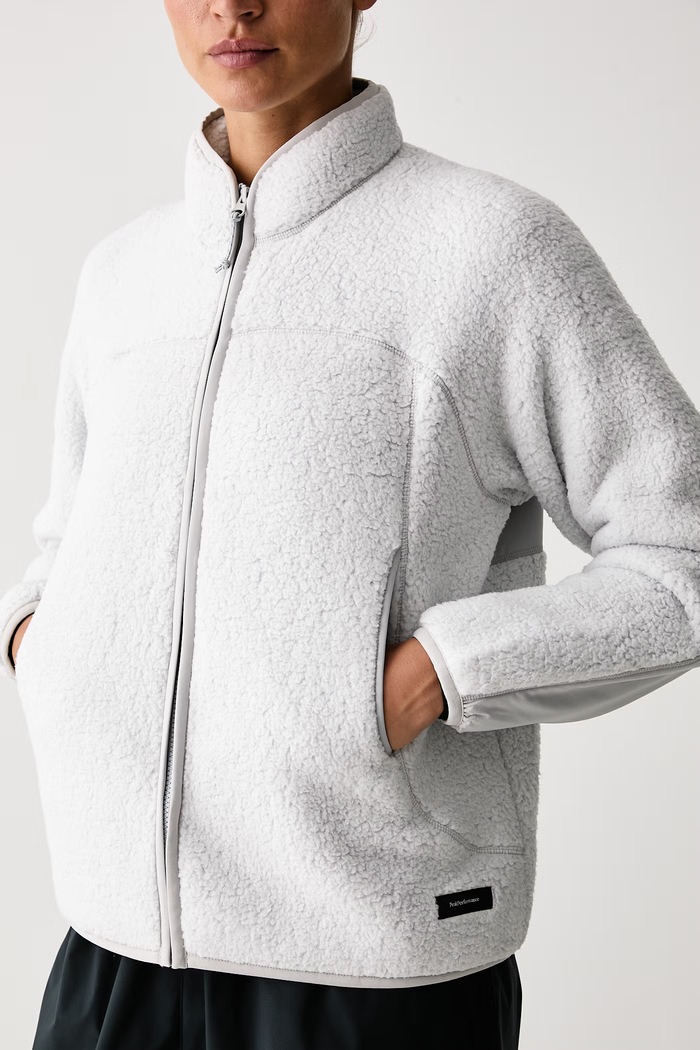 Bluza sportowa damska polarowa Wildrush Peak Performance G81054020 szary