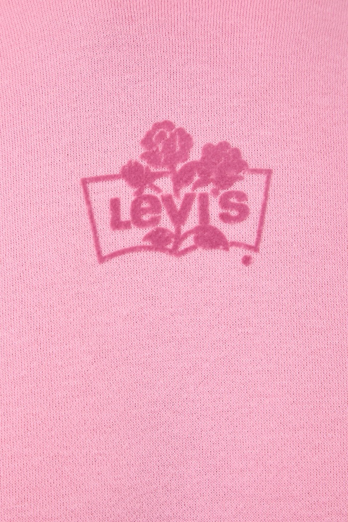 Mikina dámska s bavlnou GR EVERYDAY CREW 2.0 Levi's ružová 008CG