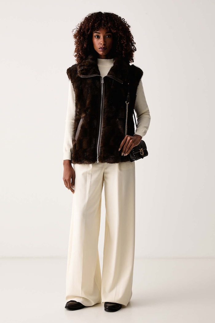 Pinko Bluza damska bawełniana 100534.A3JQ beżowy AW26
