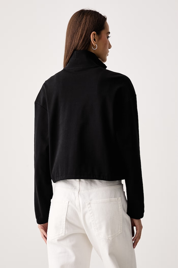 Дрехи Karl Lagerfeld Jeans Суичър дамски от памук B4W20035 черен