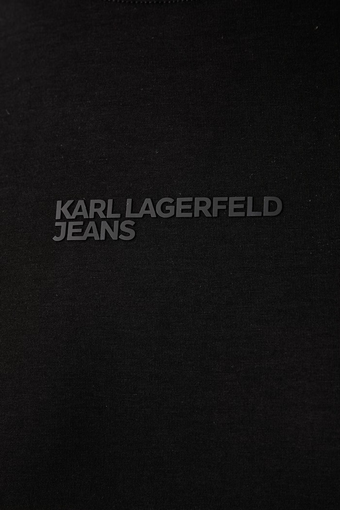 Mikina dámska s bavlnou Karl Lagerfeld Jeans čierna B4W20033