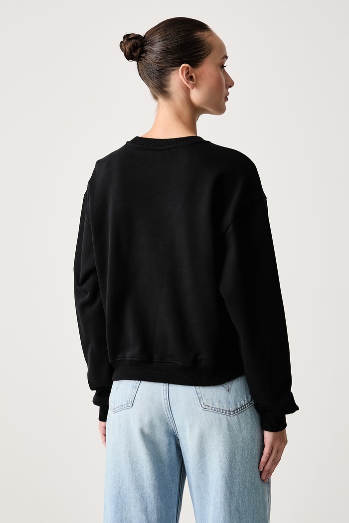 Oblečení Karl Lagerfeld Jeans Mikina dámská bavlněná B4W20027 černá