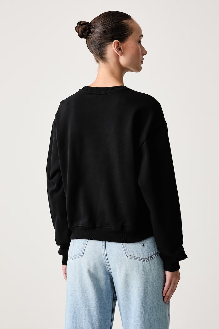 Oblečení Karl Lagerfeld Jeans Mikina dámská bavlněná B4W20027 černá