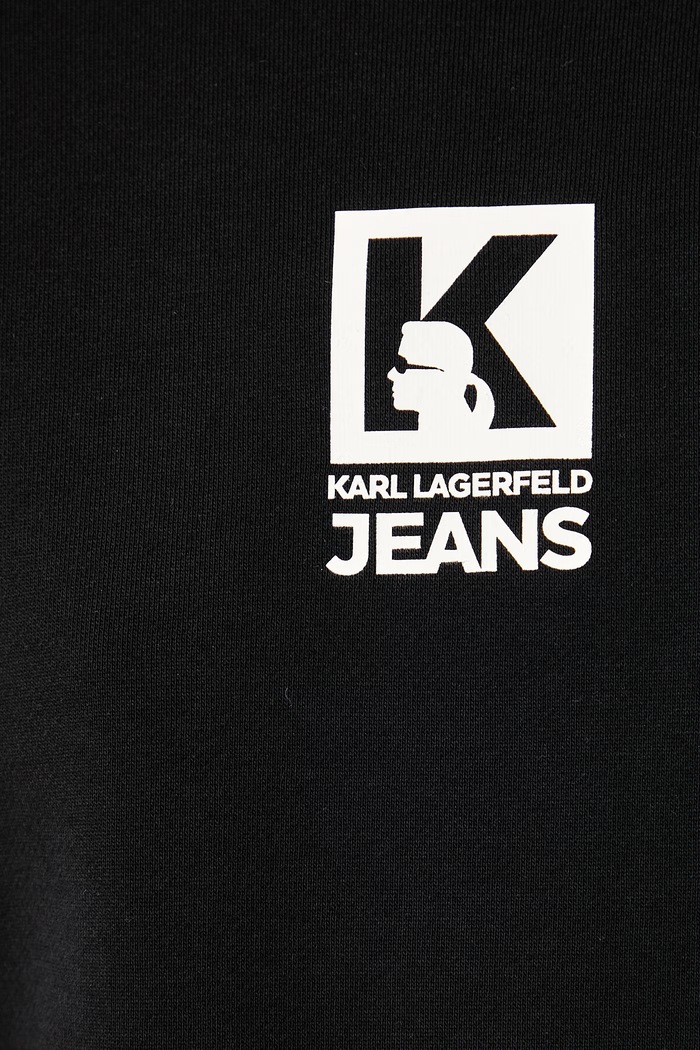 Bluza damska bawełniana Karl Lagerfeld Jeans czarny B4W20026