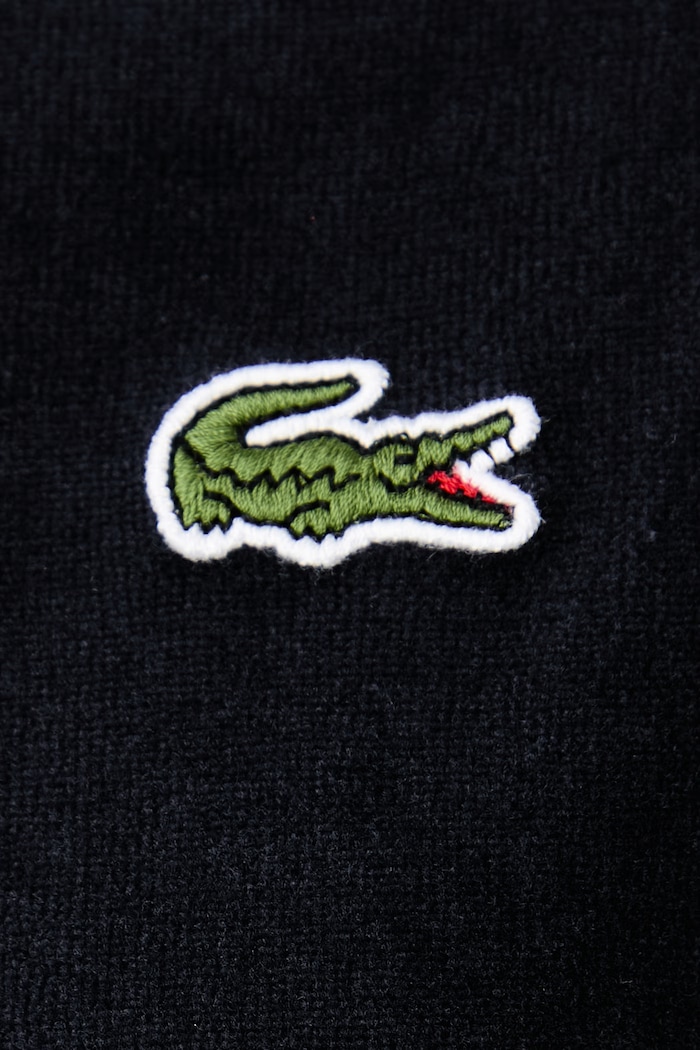 Bluza damska z bawełną Lacoste granatowy SF9294