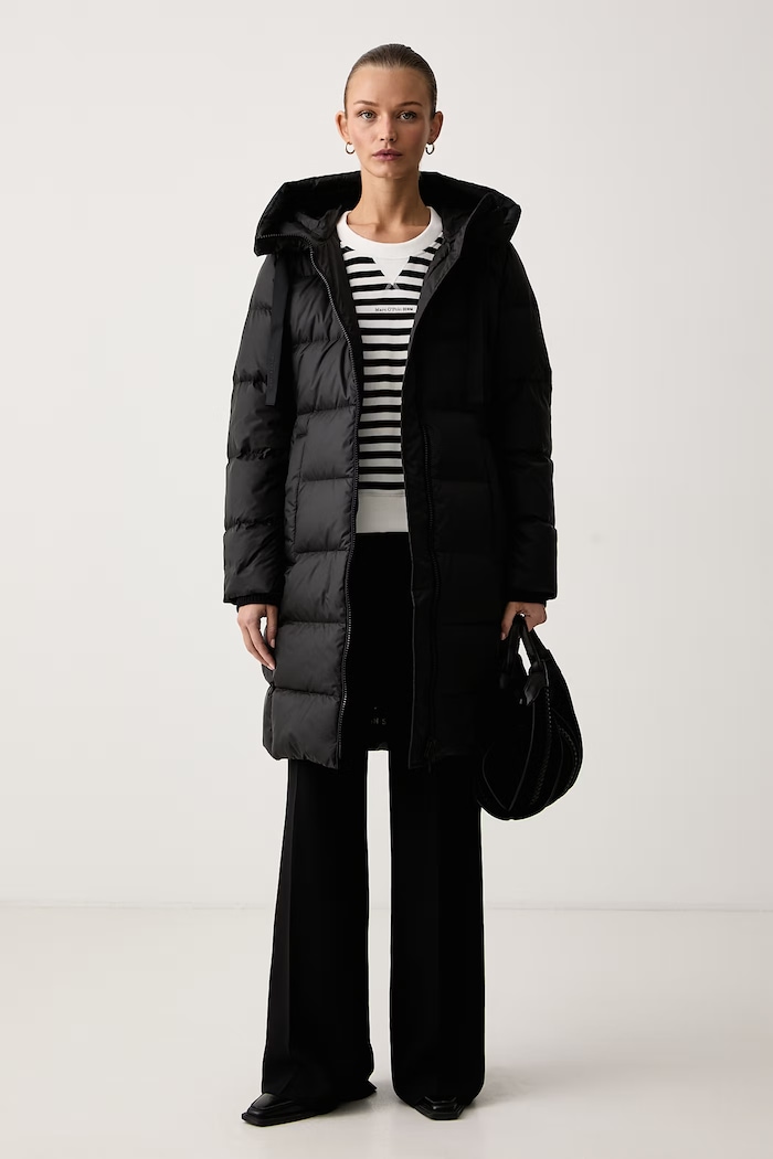 Marc O'Polo Bluza oversize damska bawełniana 5000007952 czarny AW26