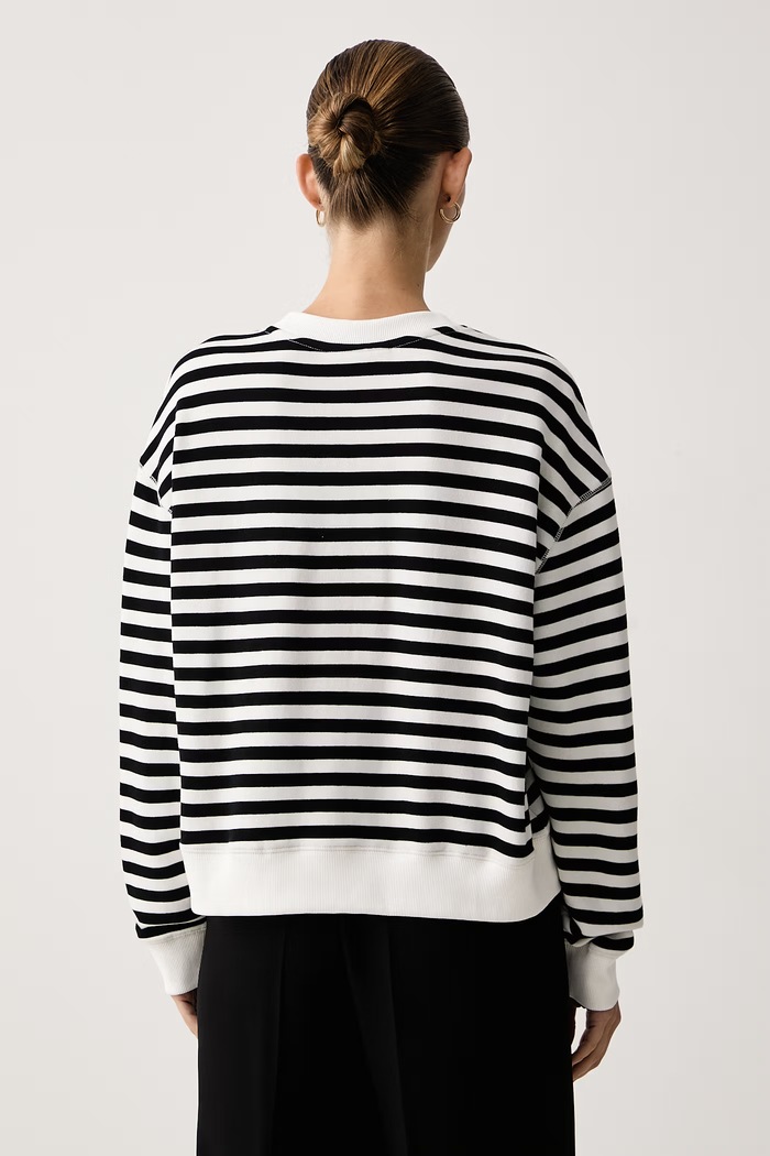 Odzież Marc O'Polo Bluza oversize damska bawełniana 5000007952 czarny