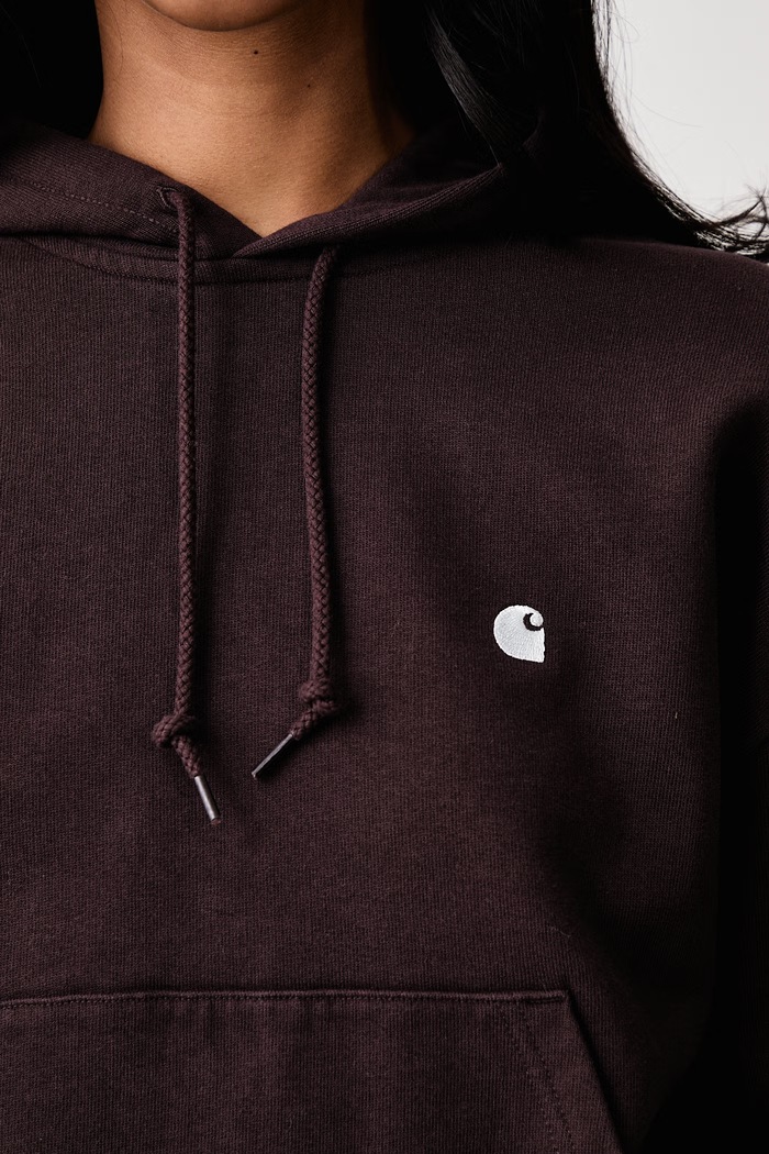 Carhartt WIP Hooded Casey Sweatshirt bluza z kapturem bawełniana damska I032644