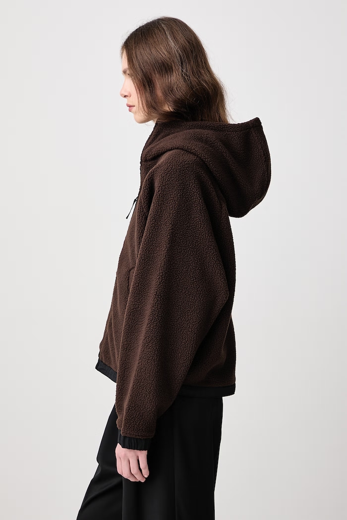 HD Limn C Fleece Jacket zip-up hoodie fleece Women's Carhartt WIP I037282 brown