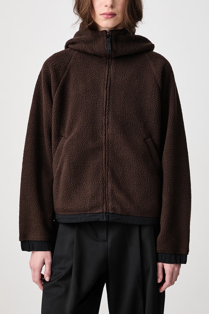 HD Limn C Fleece Jacket zip-up hoodie fleece Women's Carhartt WIP brown I037282