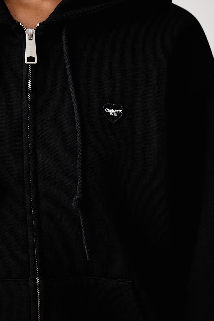 Carhartt WIP HD Small Heart Patch Jkt bluza z kapturem z bawełną damska I037153
