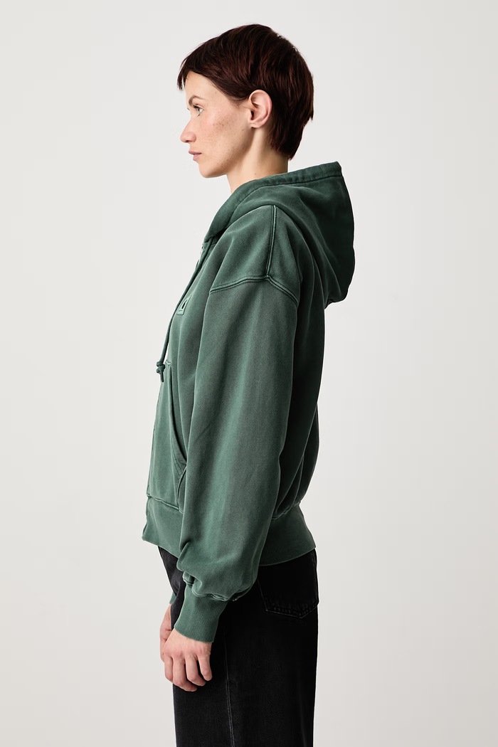 Hooded Nelson Jacket bluza rozpinana bawełniana damska Carhartt WIP I033830 zielony