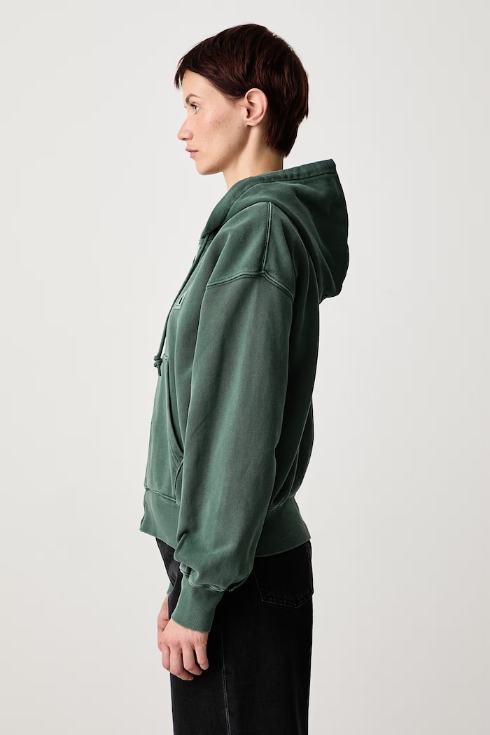 Hooded Nelson Jacket bluza rozpinana bawełniana damska Carhartt WIP I033830 zielony