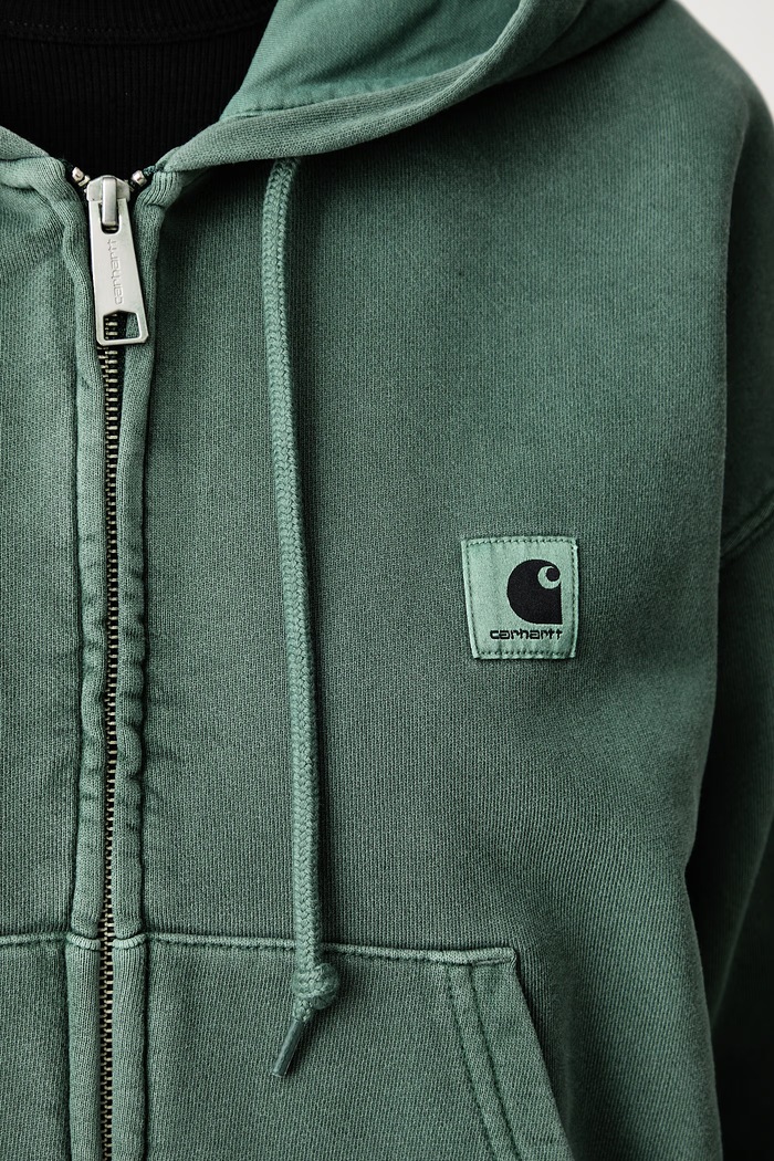 Carhartt WIP Hooded Nelson Jacket bluza rozpinana bawełniana damska I033830