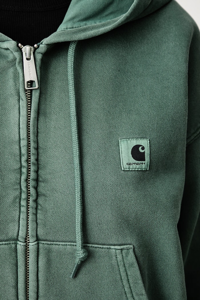 Carhartt WIP Hooded Nelson Jacket bluza rozpinana bawełniana damska I033830