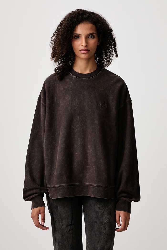Carhartt WIP Lambert Sweat bluza bawełniana damska brązowy I037154