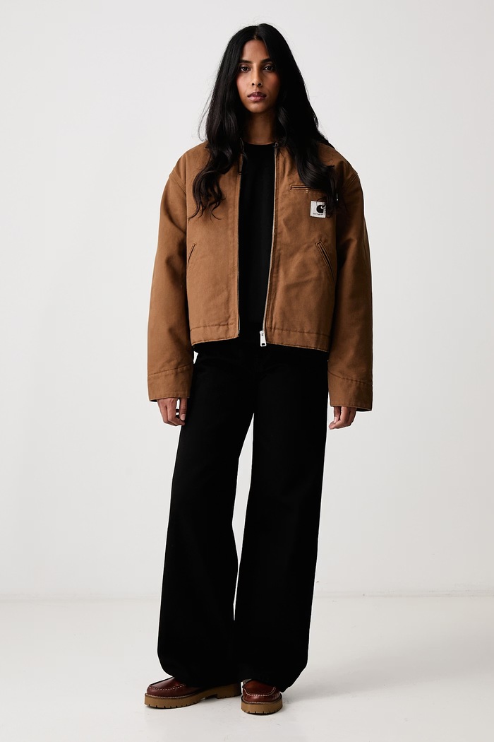 Carhartt WIP Small Heart Patch Sweat bluza z bawełną damska I037150 czarny AW26