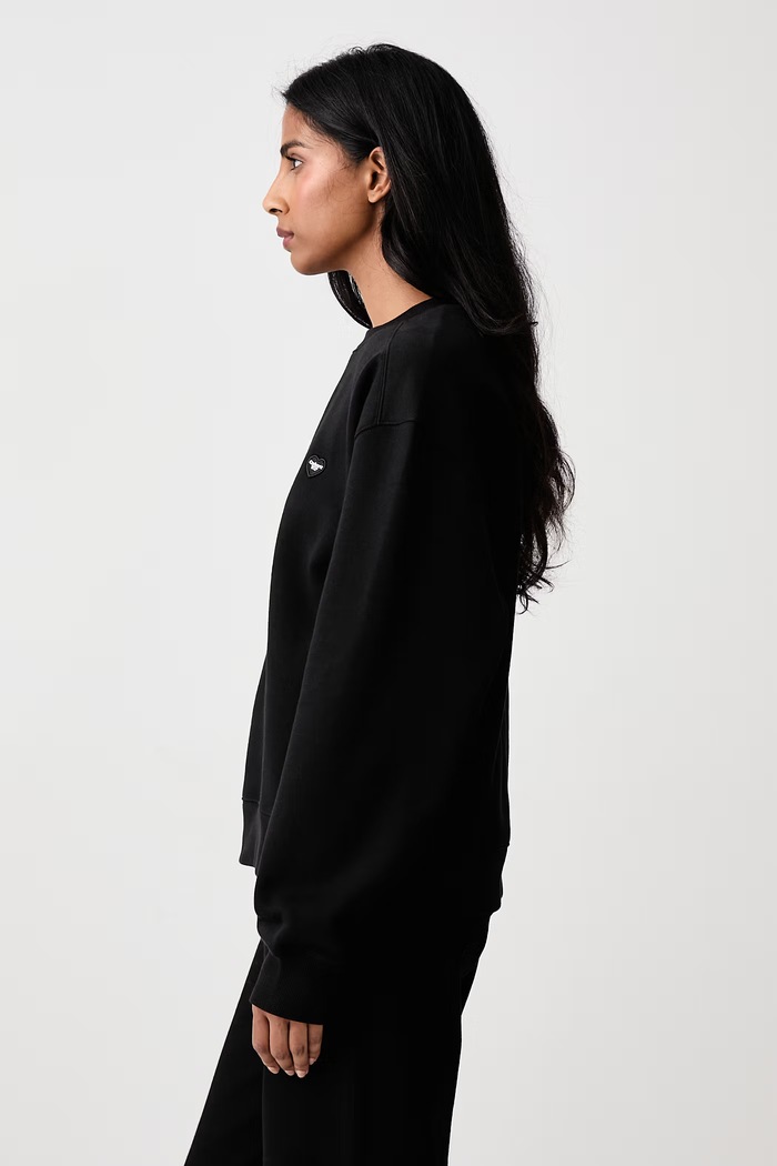 Small Heart Patch Sweat bluza z bawełną damska Carhartt WIP I037150 czarny