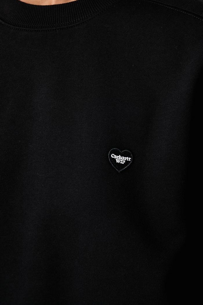 Carhartt WIP Small Heart Patch Sweat bluza z bawełną damska I037150