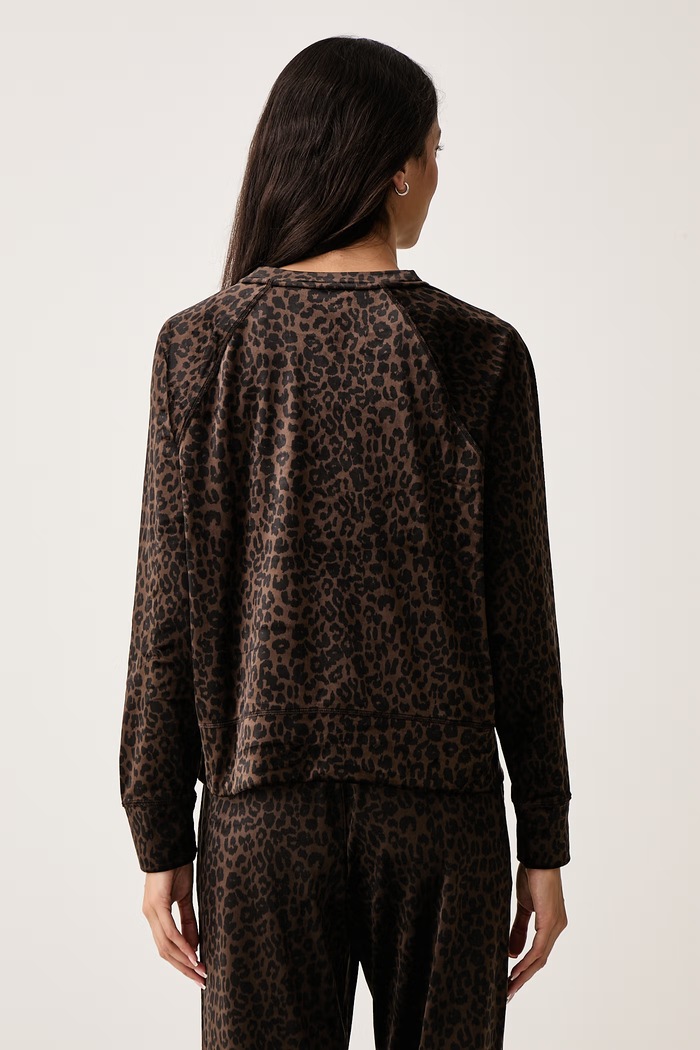 Odzież DKNY Bluza damska welurowa DP6T1909 brązowy