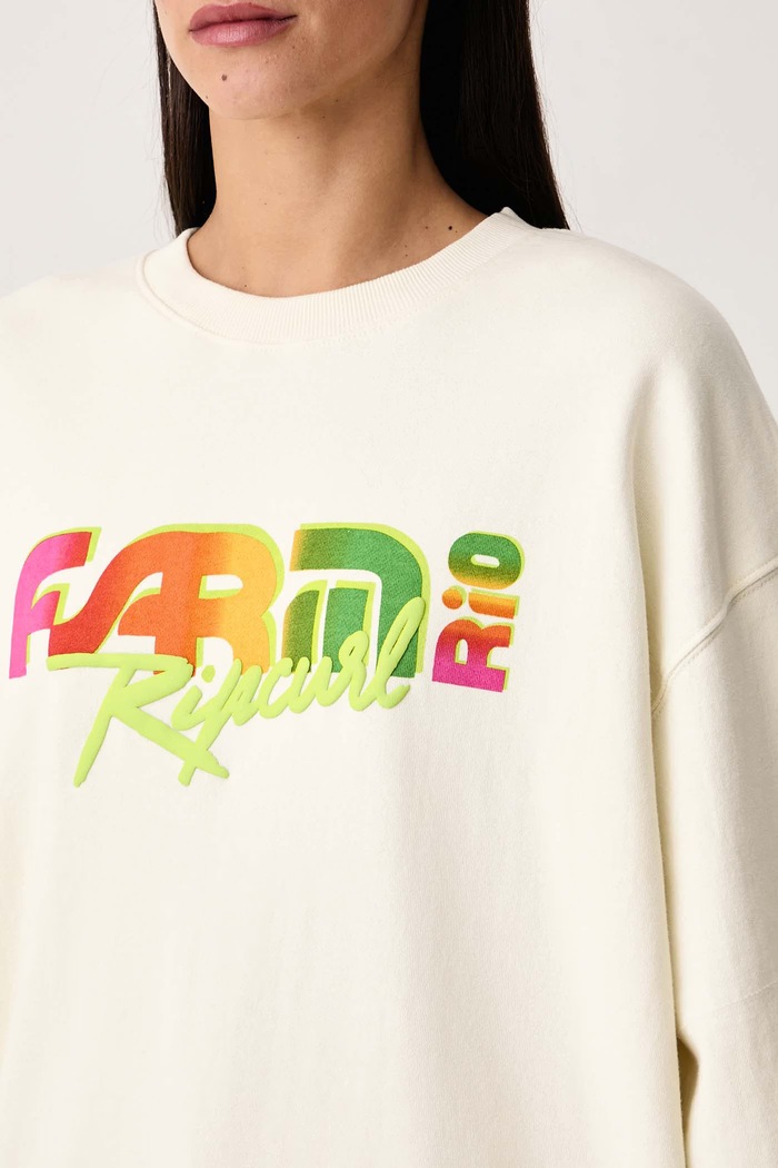 Bluza damska bawełniana FARM RIO Rip Curl 0EQWFL beżowy