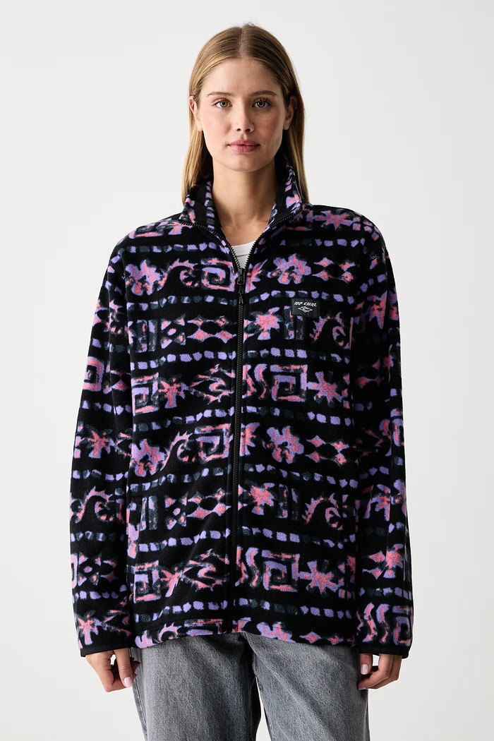 Rip Curl Bluza damska polarowa SESSIONS czarny 0DOMFL