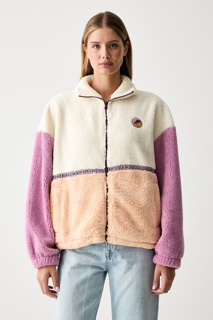 Rip Curl Bluza damska polarowa SURF REVIVAL beżowy 0D6WFL