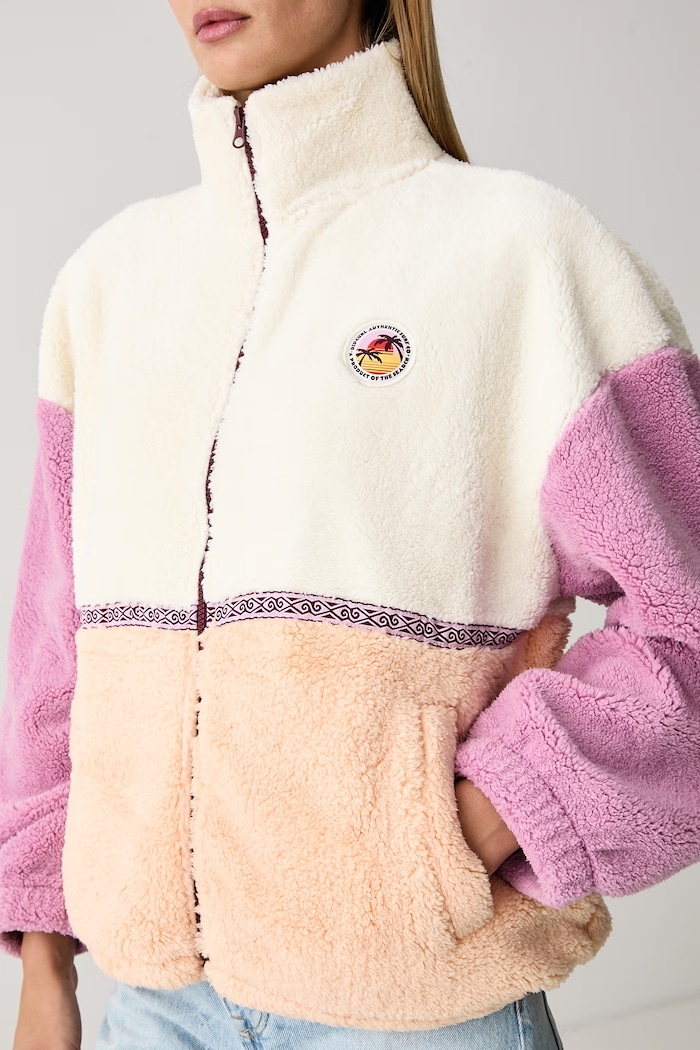 Bluza damska polarowa SURF REVIVAL Rip Curl 0D6WFL beżowy