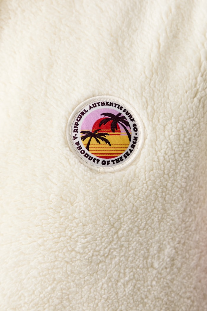 Bluza damska polarowa SURF REVIVAL Rip Curl beżowy 0D6WFL
