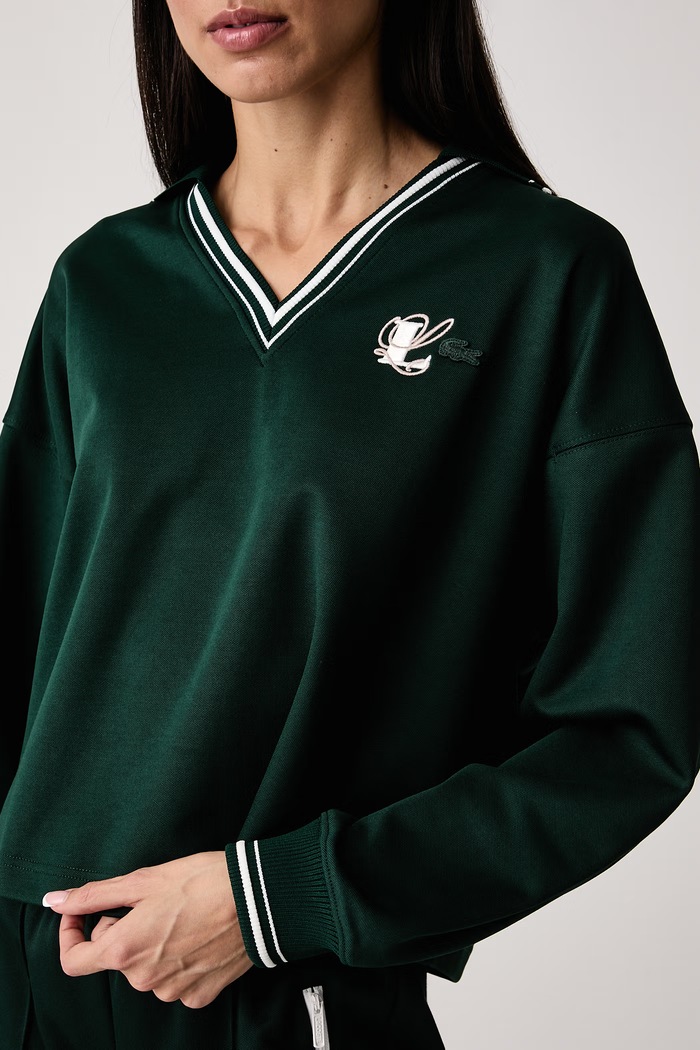 Bluza damska Lacoste SF8359 zielony