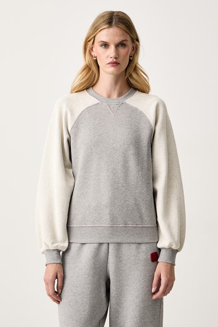 Max&Co. Bluza damska bawełniana TEGLIA szary 2626926043200