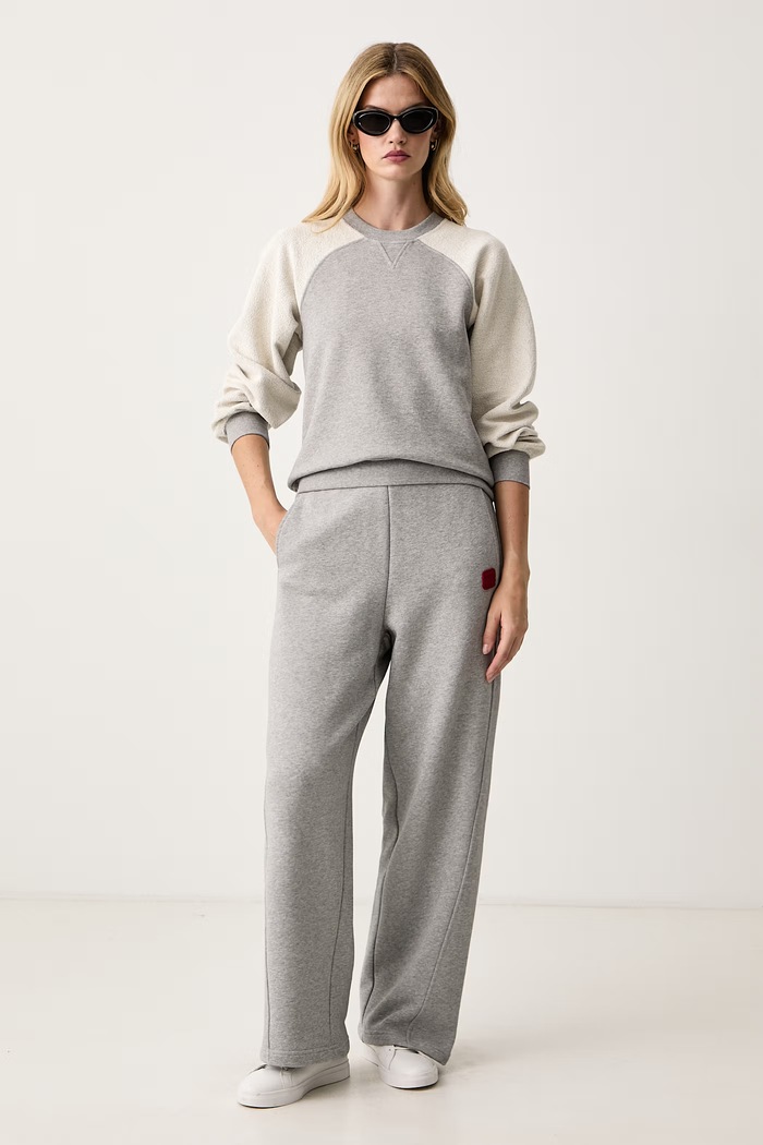 Max&Co. Bluza damska bawełniana TEGLIA 2626926043200 szary AW26