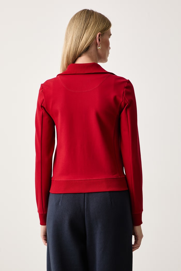 Odzież Max&Co. Bluza damska z wiskozą TARGA 2626926013200 czerwony
