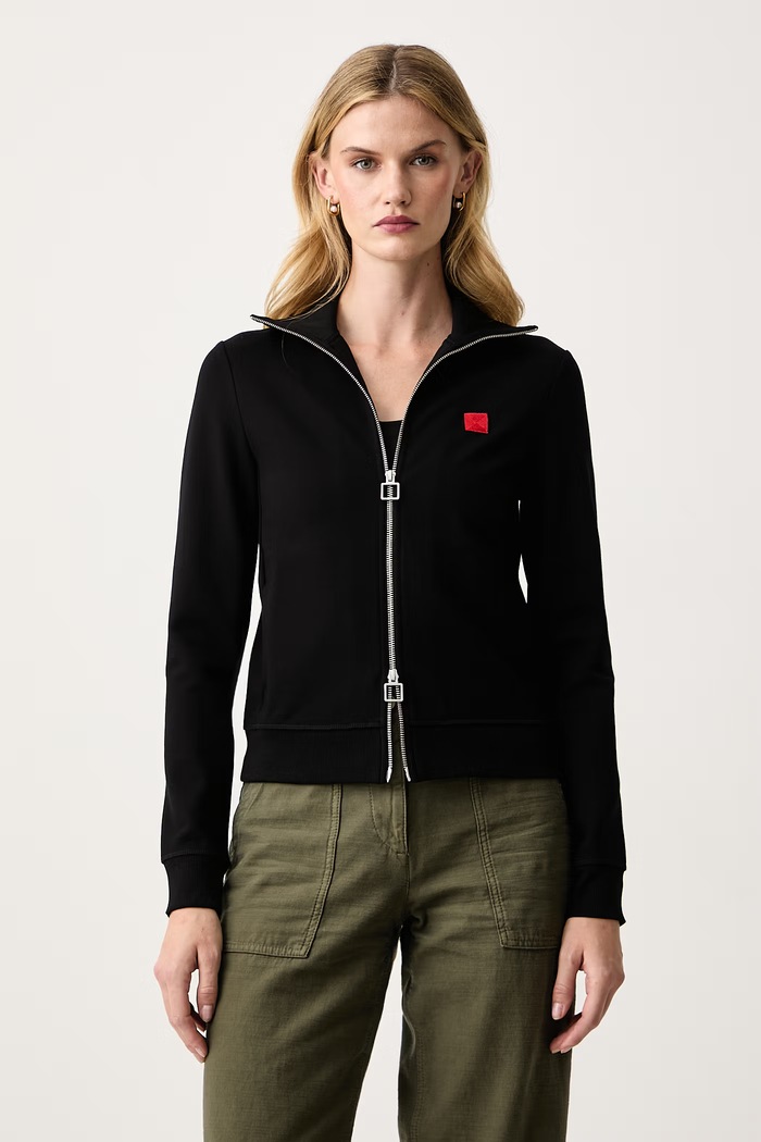 Max&Co. Bluza damska z wiskozą TARGA czarny 2626926013200