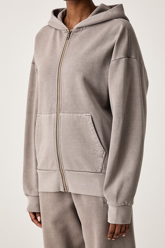Bluza rozpinana z kapturem damska bawełniana ILONA BOGNER Fire+Ice 84819761 beżowy