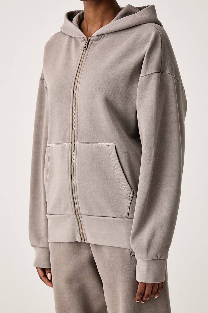 Bluza rozpinana z kapturem damska bawełniana ILONA BOGNER Fire+Ice 84819761 beżowy